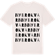 Vintage White t-shirt med Nybrokvarn ordlek t-shirt