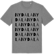 Mid Heather Gray t-shirt med Nydala ordlek t-shirt