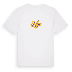 Nye baseball t-shirt – ekologisk bomull t-shirt från Pinshirt