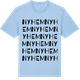 Blue Soul t-shirt med Nyhem ordlek t-shirt