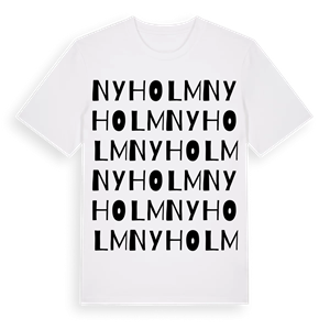 Nyholm ordlek t-shirt – ekologisk bomull t-shirt från Pinshirt