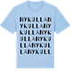 Blue Soul t-shirt med Nykulla ordlek t-shirt