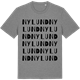 Mid Heather Gray t-shirt med Nylund ordlek t-shirt