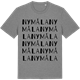 Mid Heather Gray t-shirt med Nymåla ordlek t-shirt