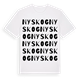 Nyskog ordlek t-shirt