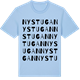 Blue Soul t-shirt med Nystugan ordlek t-shirt