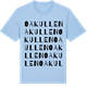 Blue Soul t-shirt med Oakullen ordlek t-shirt