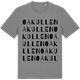 Mid Heather Gray t-shirt med Oakullen ordlek t-shirt