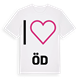 Jag älskar Öd t-shirt stort tryck