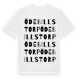 White t-shirt med Ödebillstorp ordlek t-shirt
