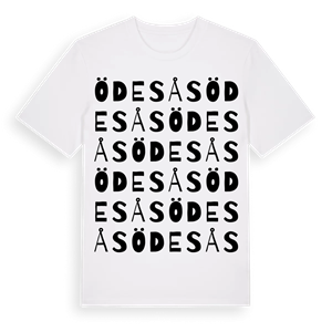 Ödesås ordlek t-shirt – ekologisk bomull t-shirt från Pinshirt