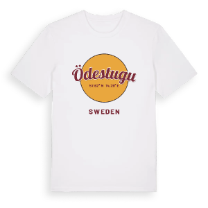 Ödestugu cirkel t-shirt – ekologisk bomull t-shirt från Pinshirt