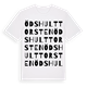 White t-shirt med Ödshult Torsten ordlek t-shirt