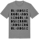 Mid Heather Gray t-shirt med Ölandsberg ordlek t-shirt