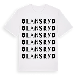 Olansryd ordlek t-shirt – ekologisk bomull t-shirt från Pinshirt