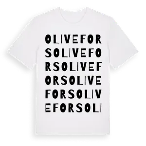 Olivefors ordlek t-shirt – ekologisk bomull t-shirt från Pinshirt