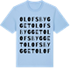 Blue Soul t-shirt med Olofsbygget ordlek t-shirt