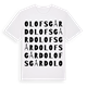 Olofsgård ordlek t-shirt