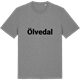 Mid Heather Gray t-shirt med Ölvedal fetstil t-shirt