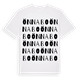 White t-shirt med Önnabo ordlek t-shirt