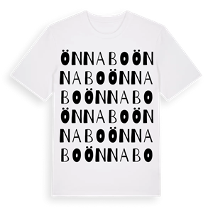 Önnabo ordlek t-shirt – ekologisk bomull t-shirt från Pinshirt