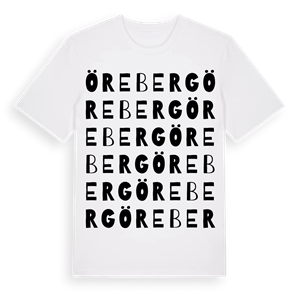 Öreberg ordlek t-shirt – ekologisk bomull t-shirt från Pinshirt