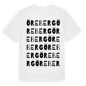 Öreberg ordlek t-shirt – ekologisk bomull t-shirt från Pinshirt