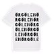 Örgölen ordlek t-shirt