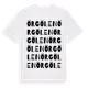 White t-shirt med Örgölen ordlek t-shirt