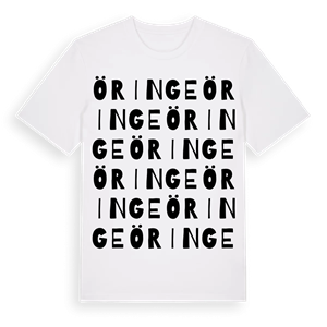 Öringe ordlek t-shirt – ekologisk bomull t-shirt från Pinshirt