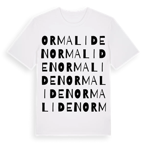 Ormaliden ordlek t-shirt – ekologisk bomull t-shirt från Pinshirt