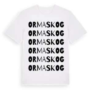 Ormaskog ordlek t-shirt – ekologisk bomull t-shirt från Pinshirt