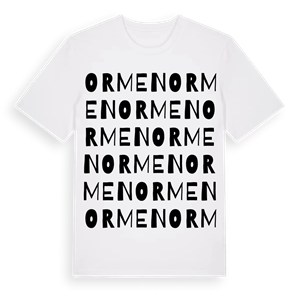 Ormen ordlek t-shirt – ekologisk bomull t-shirt från Pinshirt
