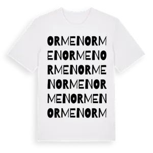 Ormen ordlek t-shirt – ekologisk bomull t-shirt från Pinshirt