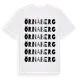 White t-shirt med Örnaberg ordlek t-shirt