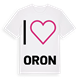 Jag älskar Oron t-shirt stort tryck