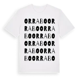 Orrabo ordlek t-shirt – ekologisk bomull t-shirt från Pinshirt