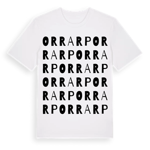 Orrarp ordlek t-shirt – ekologisk bomull t-shirt från Pinshirt