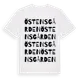 White t-shirt med Östensgården ordlek t-shirt