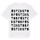 White t-shirt med Östenstorp ordlek t-shirt