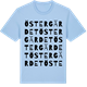 Blue Soul t-shirt med Östergärdet ordlek t-shirt