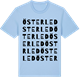 Blue Soul t-shirt med Österled ordlek t-shirt