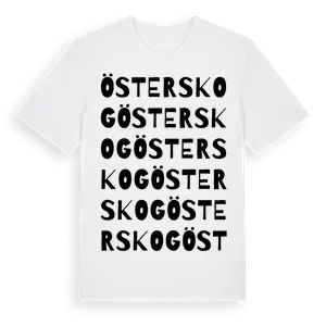 Österskog ordlek t-shirt – ekologisk bomull t-shirt från Pinshirt