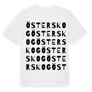 Österskog ordlek t-shirt – ekologisk bomull t-shirt från Pinshirt