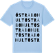 Blue Soul t-shirt med Östra Bohult ordlek t-shirt