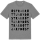 Mid Heather Gray t-shirt med Östra Bröttjaryd ordlek t-shirt