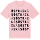 Pink Cotton t-shirt med Östra Ekås ordlek t-shirt