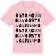 Pink Cotton t-shirt med Östra Gunnamo ordlek t-shirt
