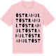 Pink Cotton t-shirt med Östra Hult ordlek t-shirt
