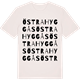 Vintage White t-shirt med Östra Hyggås ordlek t-shirt